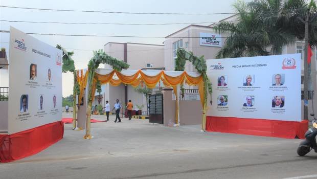 Precia Molen annonce l’ouverture de sa troisième usine à Chennai en Inde